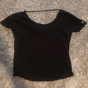 Victoria’s Secret pink slouchy shoulder t-shirt
